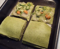 Lasagne alle verdure con besciamella all'acqua