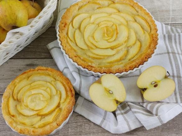 Crostata di mele con finta frolla