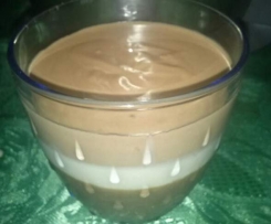 Bicchierini ai tre cioccolati