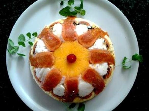 zuccotto  Bella Otero semifreddo fruttato