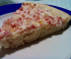 pizza cotto e mozzarella