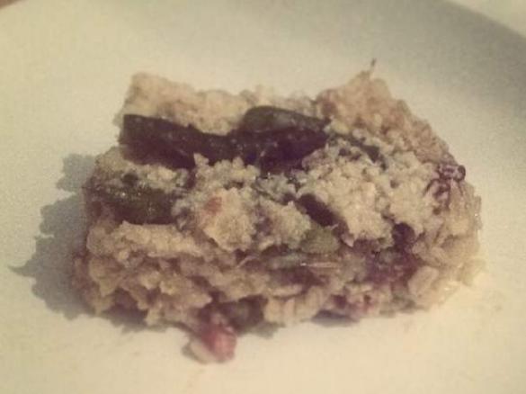 Tortino di orzotto agli asparagi