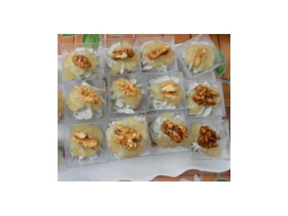 BICCHIERINI GORGONZOLA, PERE E NOCI