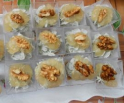 BICCHIERINI GORGONZOLA, PERE E NOCI