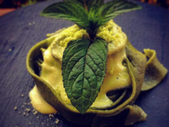 Pappardelle di nonna papera in crema di baccelli e...Liu Sha Bao CONTEST MULTILIVELLO