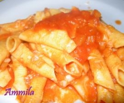 Garganelli gustosi con melanzana e provola affumicata