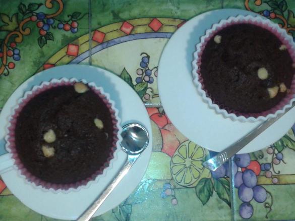 Muffin black and withe