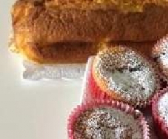Plum cake alle carote senza mandorle e Muffin con carote e cioccolato 