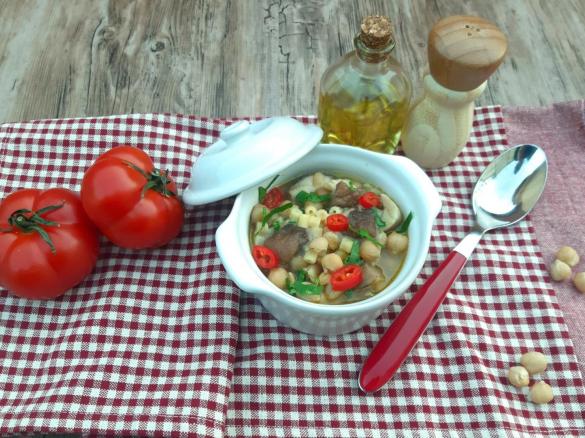 Zuppa di Ceci e Funghi Porcini (a modo mio)