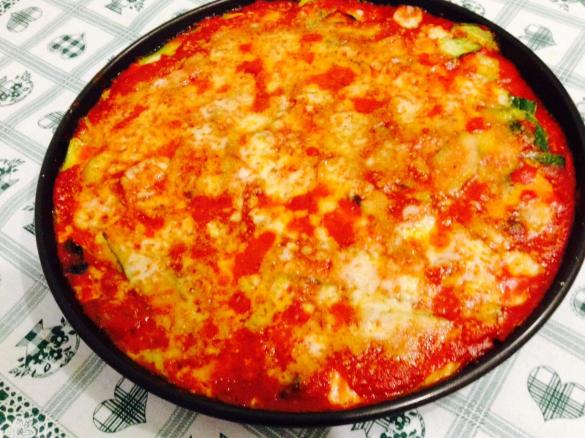 PARMIGIANA DI ZUCCHINE AL MICROONDE