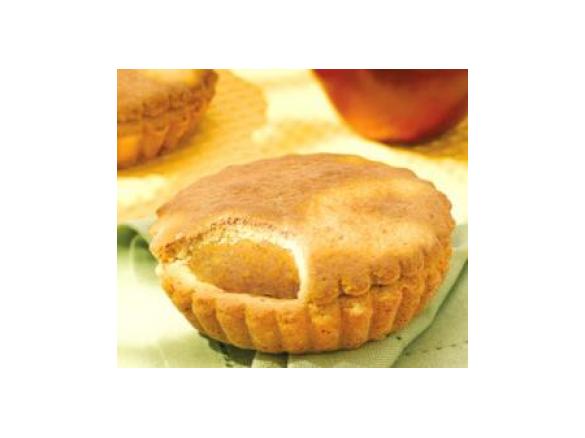 Crostatine di riso con cuore di mela