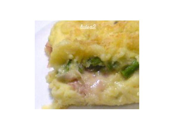 Sformato di patate ed asparagi