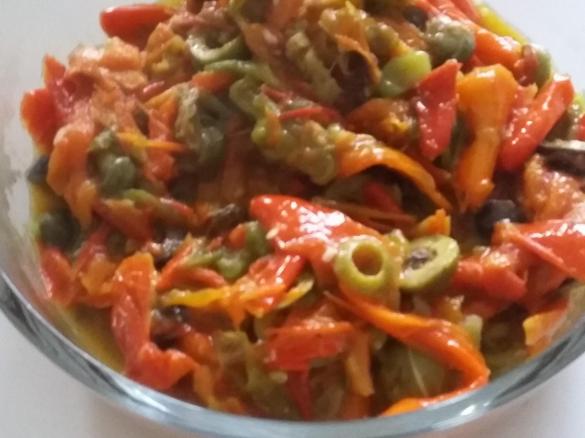 Friggitelli alla mediterranea