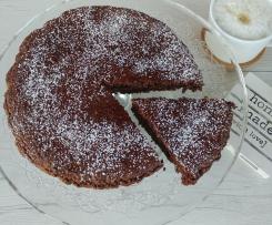 Torta senza zucchero con quinoa soffiata