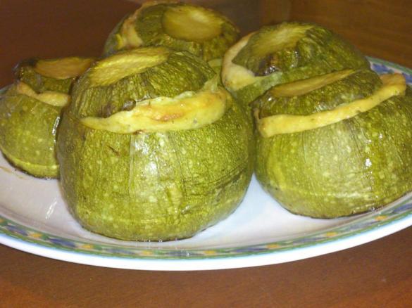 zucchine ripiene tonde