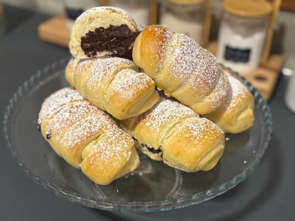 Fagottini ripieni di cioccolato fondente