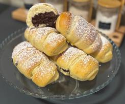 Fagottini ripieni di cioccolato fondente