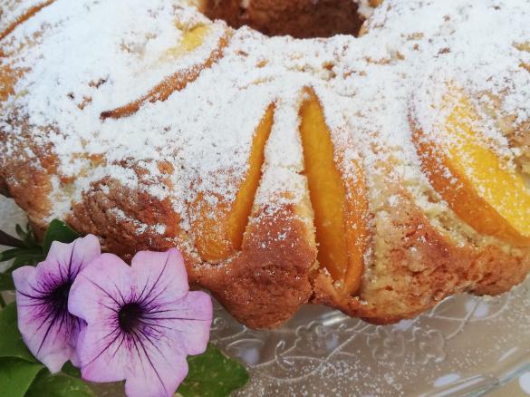 Contest pesche Ciambella ricotta e pesche