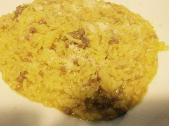 Risotto salsiccia e zafferano Tm5