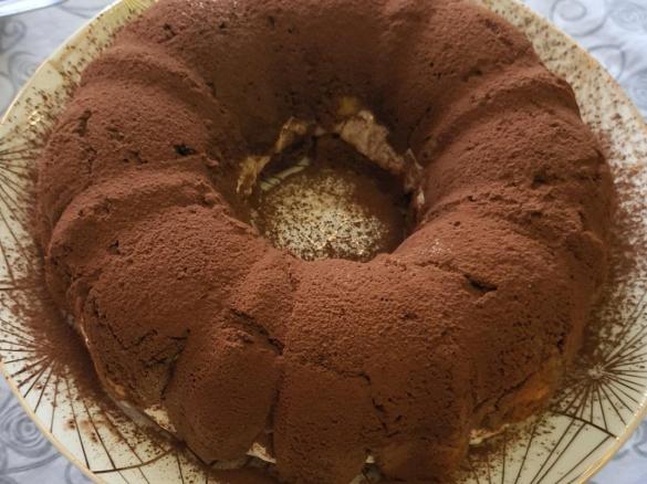 Ciambella semifreddo al tiramisù