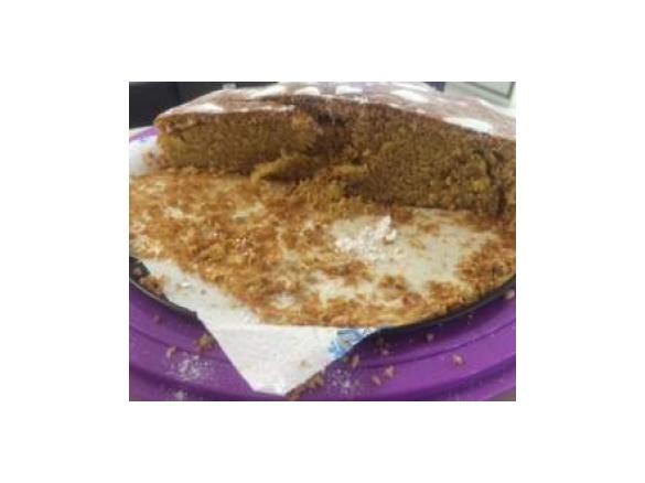 torta di carote e nocciole alla farina di farro