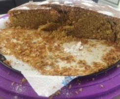 torta di carote e nocciole alla farina di farro