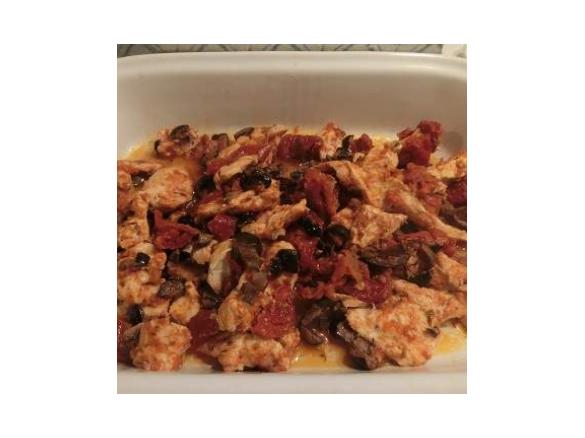 Pollo ai Pomodori Secchi e Olive (Cartoccio+Varoma)