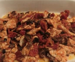 Pollo ai Pomodori Secchi e Olive (Cartoccio+Varoma)