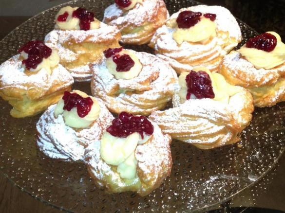 Zeppole di San Giuseppe a sei stelle