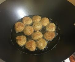 Polpette di pollo all'arancia