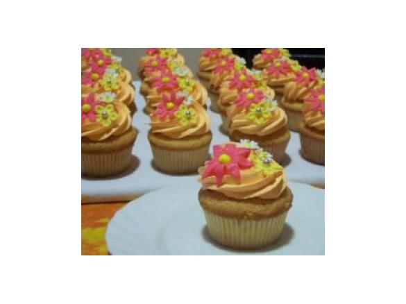 cupcakes alla banana con crema di arachidi