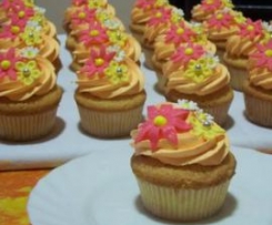 cupcakes alla banana con crema di arachidi