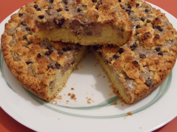 Torta sbrisolina alla ricotta e cioccolato