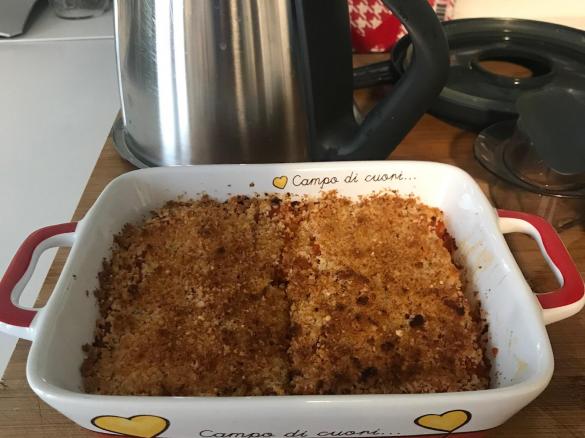 Tortino di finocchi al pomodoro