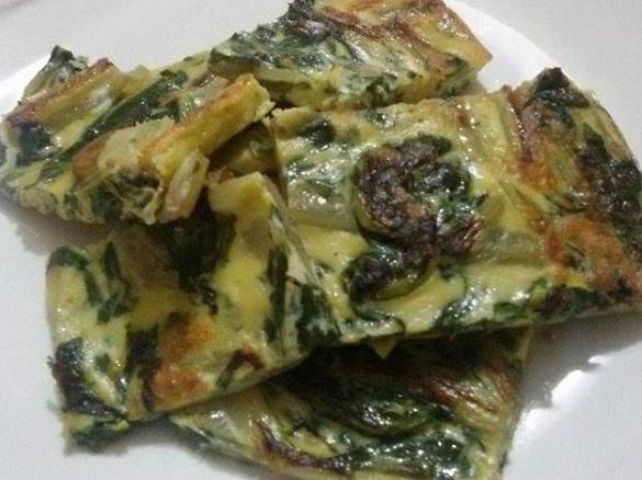 Frittata di bietole a vapore