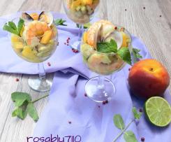 Antipasto con Pesche e Mazzancolle (contest pesche )