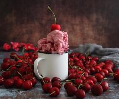 Frozen yogurt alle ciliegie
