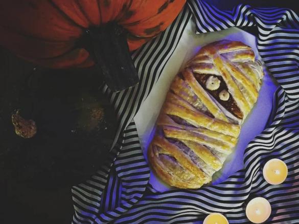 Strudel-mummia di zucca e cioccolato bianco - Staffetta Halloween