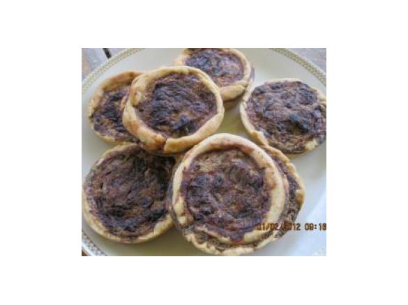 Mini quiche al radicchio