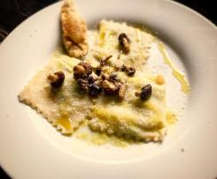 Ravioli pioppini e ricotta