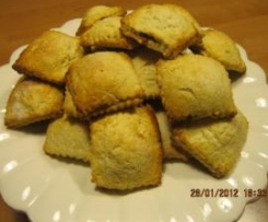 Quadrotti ripieni di frutta secca