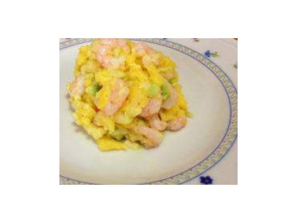 Insalata esotica con gamberetti