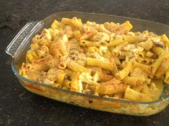 Pasta gratinata con cavolfiore