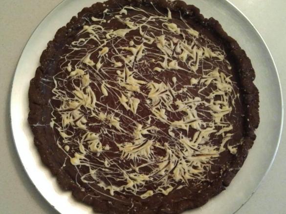 torta bicolore al cioccolato
