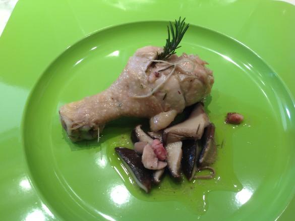 Pollo con i fiocchi ai sapori di montagna