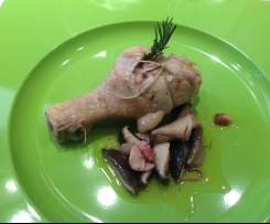 Pollo con i fiocchi ai sapori di montagna