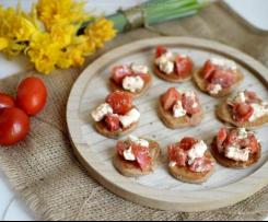 Blinis Integrali Feta e Pomodorini - CONTEST CENA DAVANTI ALLA TV