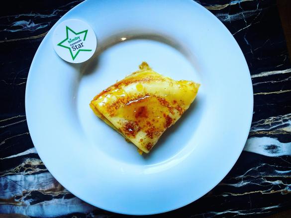 Crêpes senza glutine e senza lattosio all’arancia