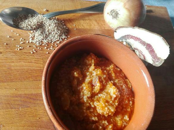 FARRICELLO  AMATRICIANO (farro spezzato)