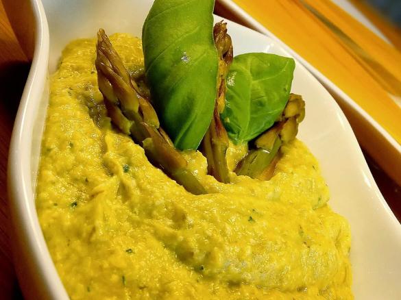 Pesto delicato di asparagi